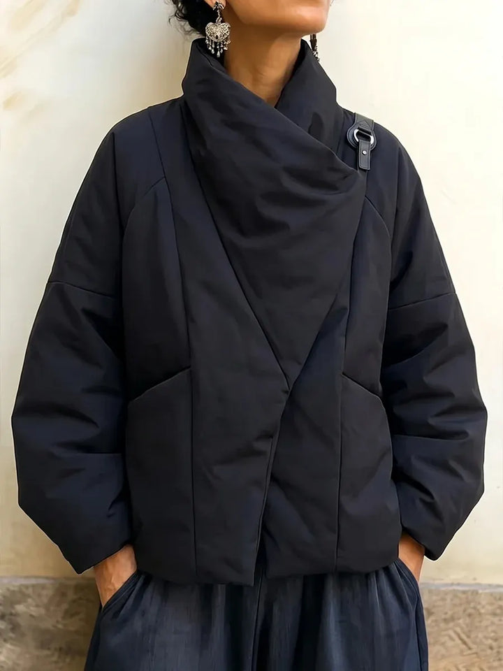Macayla - Chaqueta Acolchada Asimétrica