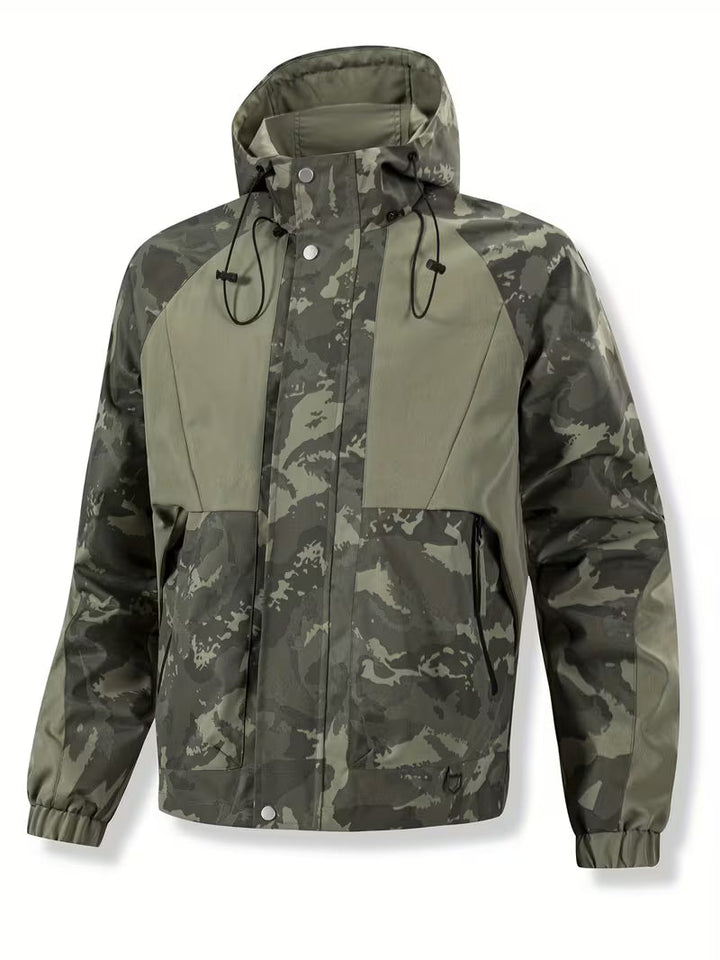 Brekks - Chaqueta Cortavientos Con Capucha Y Estampado De Camuflaje