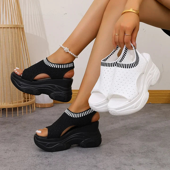 Carolane - Sandalias Deportivas De Moda Con Suela Gruesa