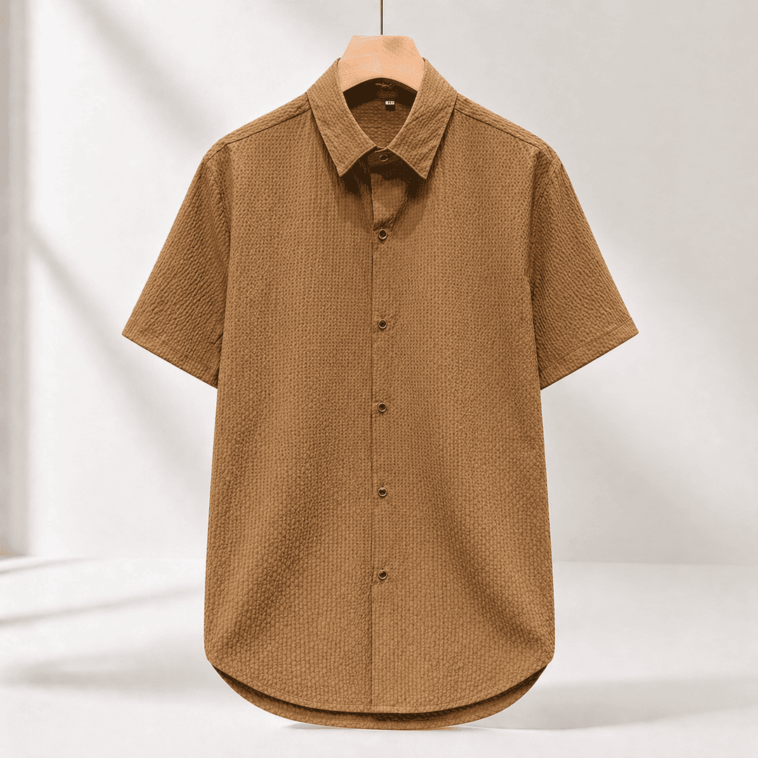 Filipe - Camisa De Manga Corta Con Textura
