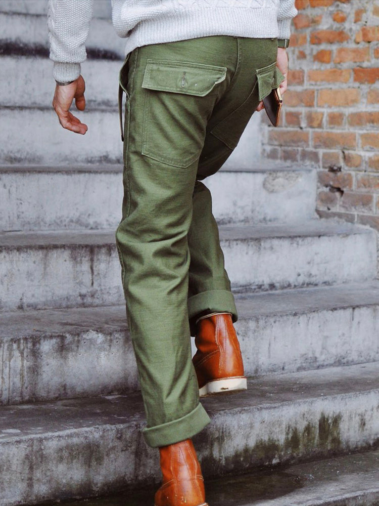 Matheos - Pantalones Inspirados En El Estilo Militar OG-107