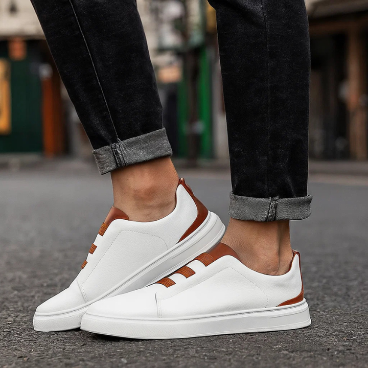 Geraldo - Zapatillas De Piel Auténtica