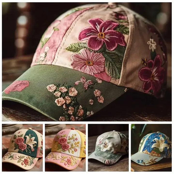 Virinia - Gorra Con Bordado Floral