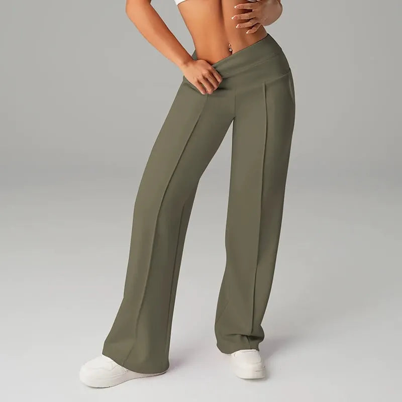 Alimatou - Pantalones Rectos De Corte Holgado