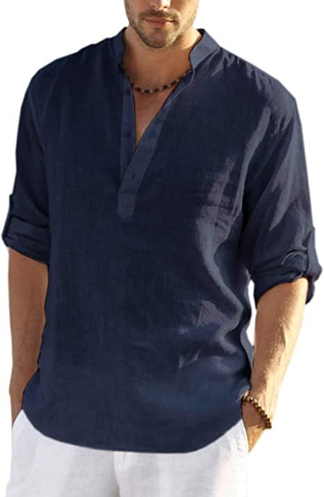 Panika - Camisa de Algodón y Lino