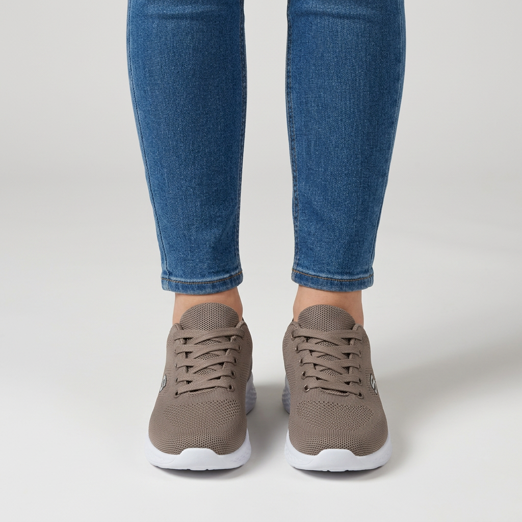 Alixia - Zapatilla Cómoda Con Cordones