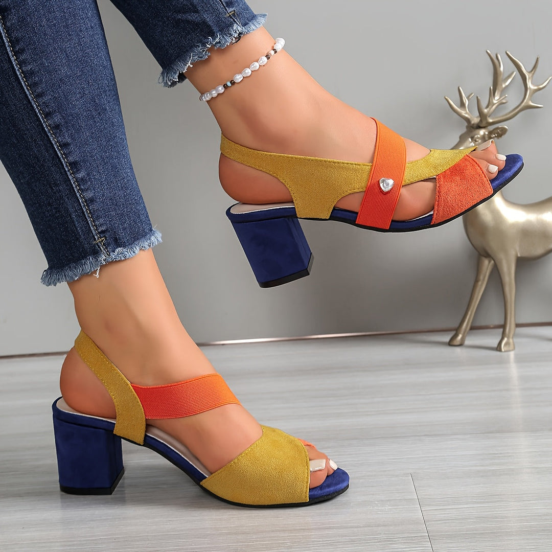 Josien - Sandalias Cómodas Con Tiras Elásticas