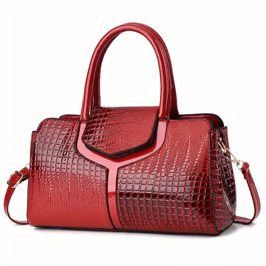 Subina - Bolso Con Textura De Cocodrilo
