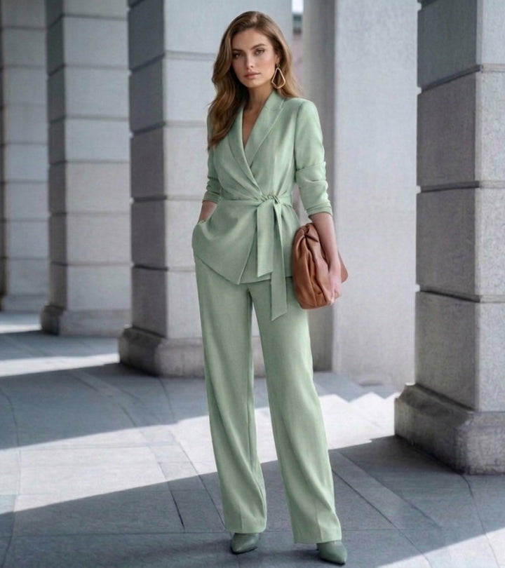 Asya - Elegante Traje Informal De Dos Piezas