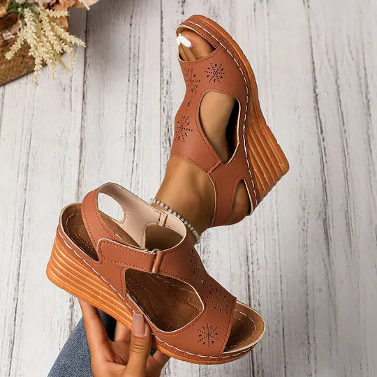 Setia - Cómodas Sandalias Con Cuña