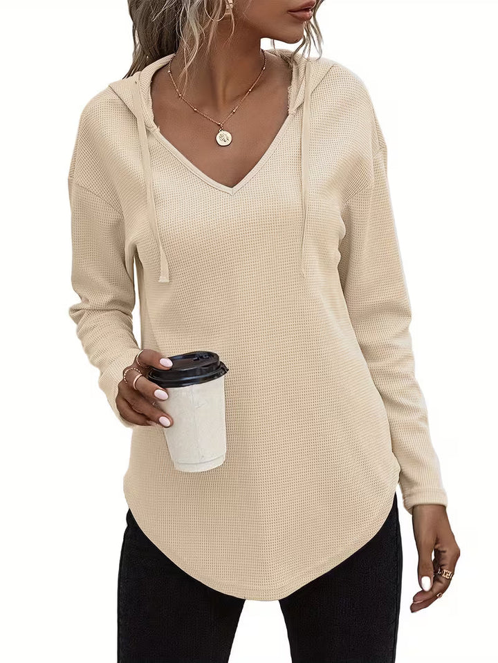 Heydi - Sudadera Con Capucha Manga Larga y Bajo Curvo