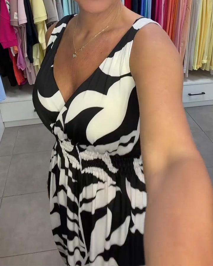 Kealia - Vestido Con Estampado Floral Y Cintura Fruncida