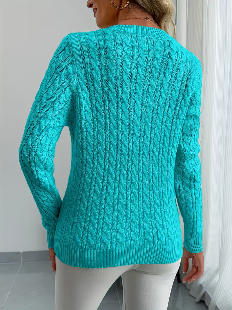 Lenea - Jersey De Manga Larga Con Punto Trenzado