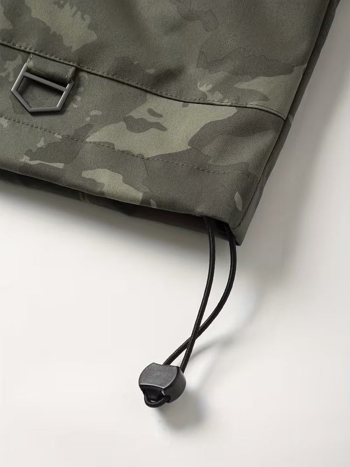 Brekks - Chaqueta Cortavientos Con Capucha Y Estampado De Camuflaje