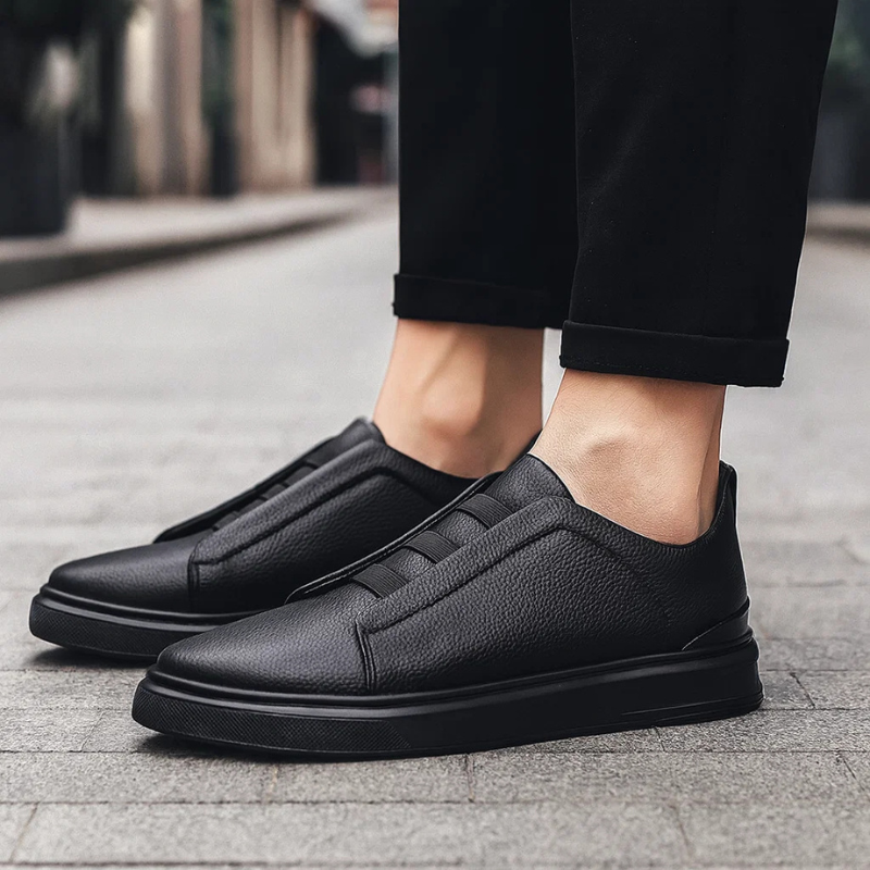 Geraldo - Zapatillas De Piel Auténtica