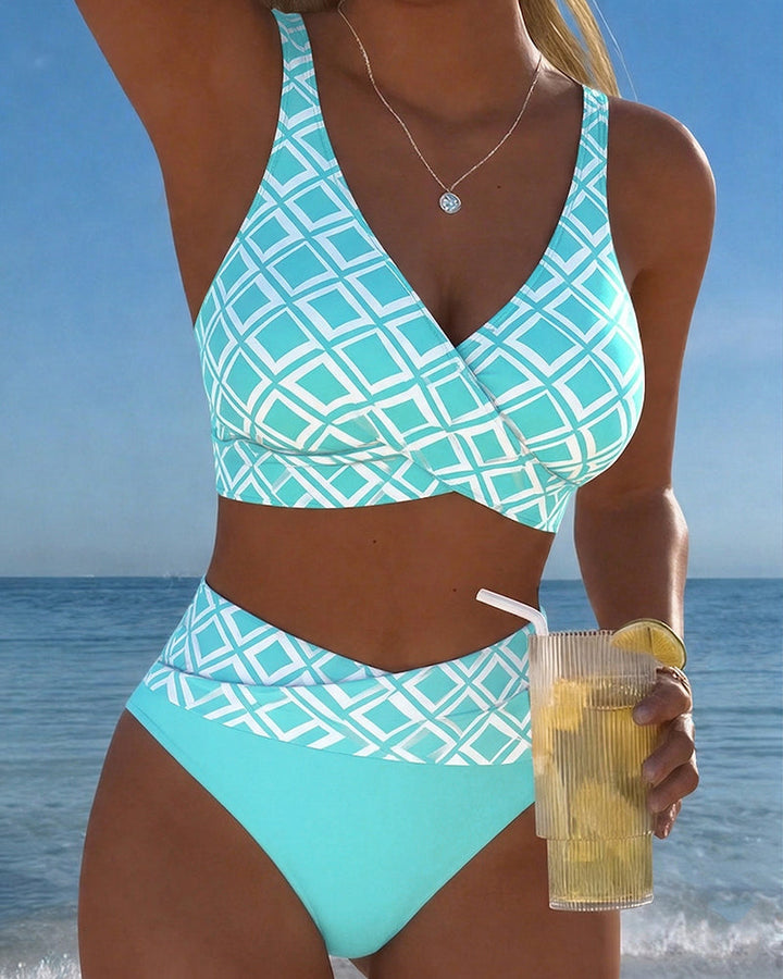 Roxy - Bañador Con Estampado De Rombos