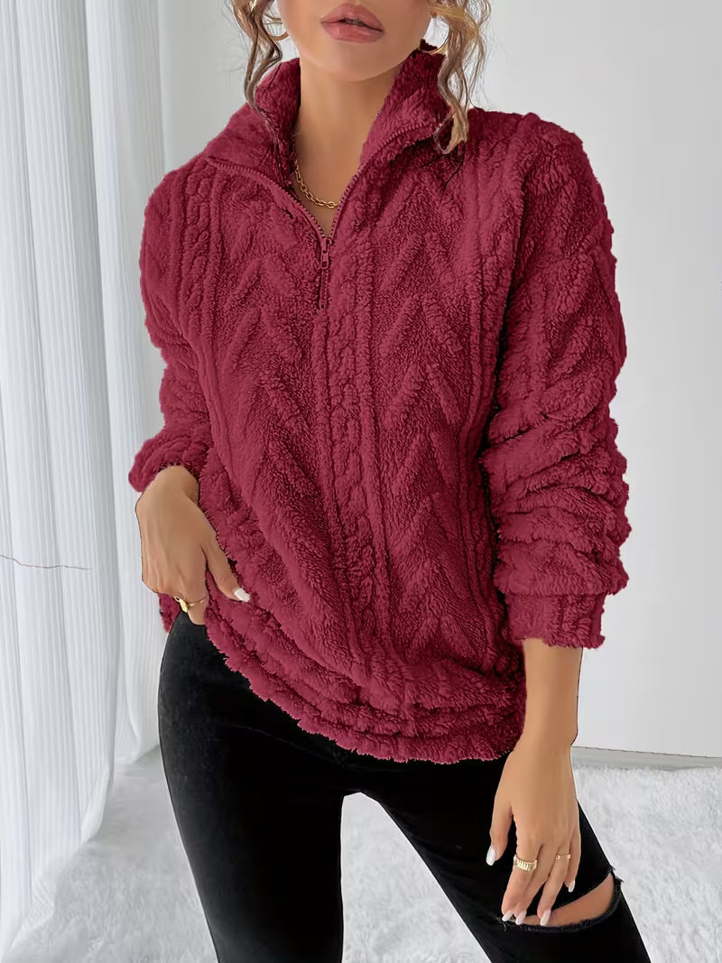 Nessia - Sudadera Versátil De Forro Polar