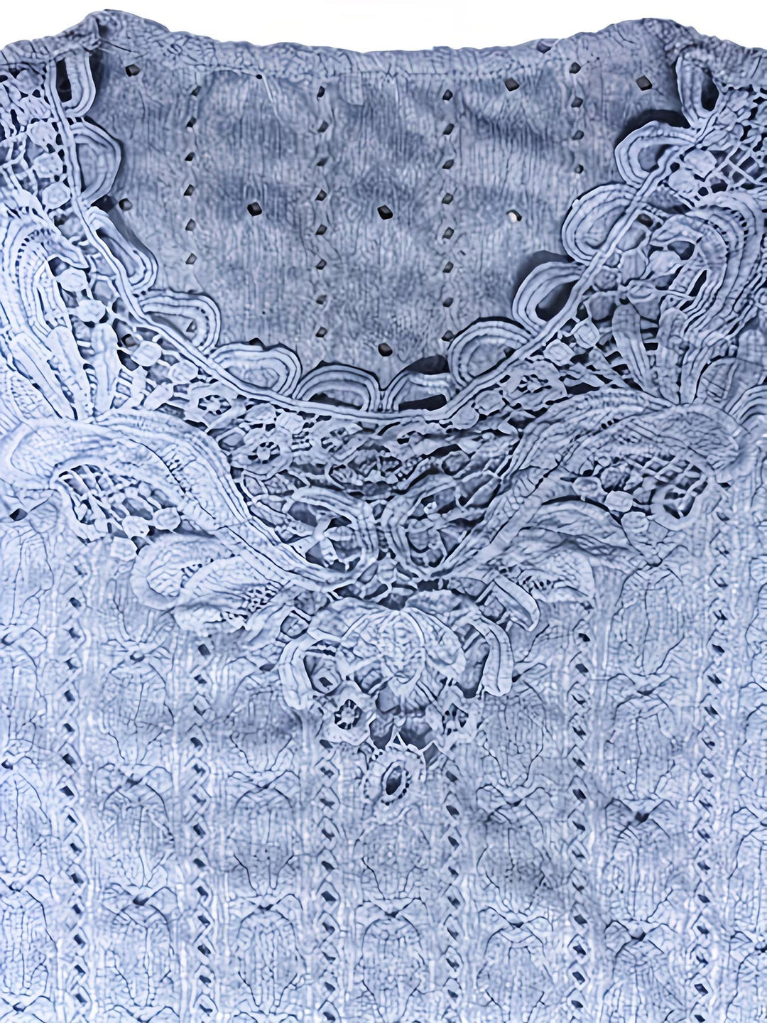 Rickea - Elegante Blusa De Manga Corta