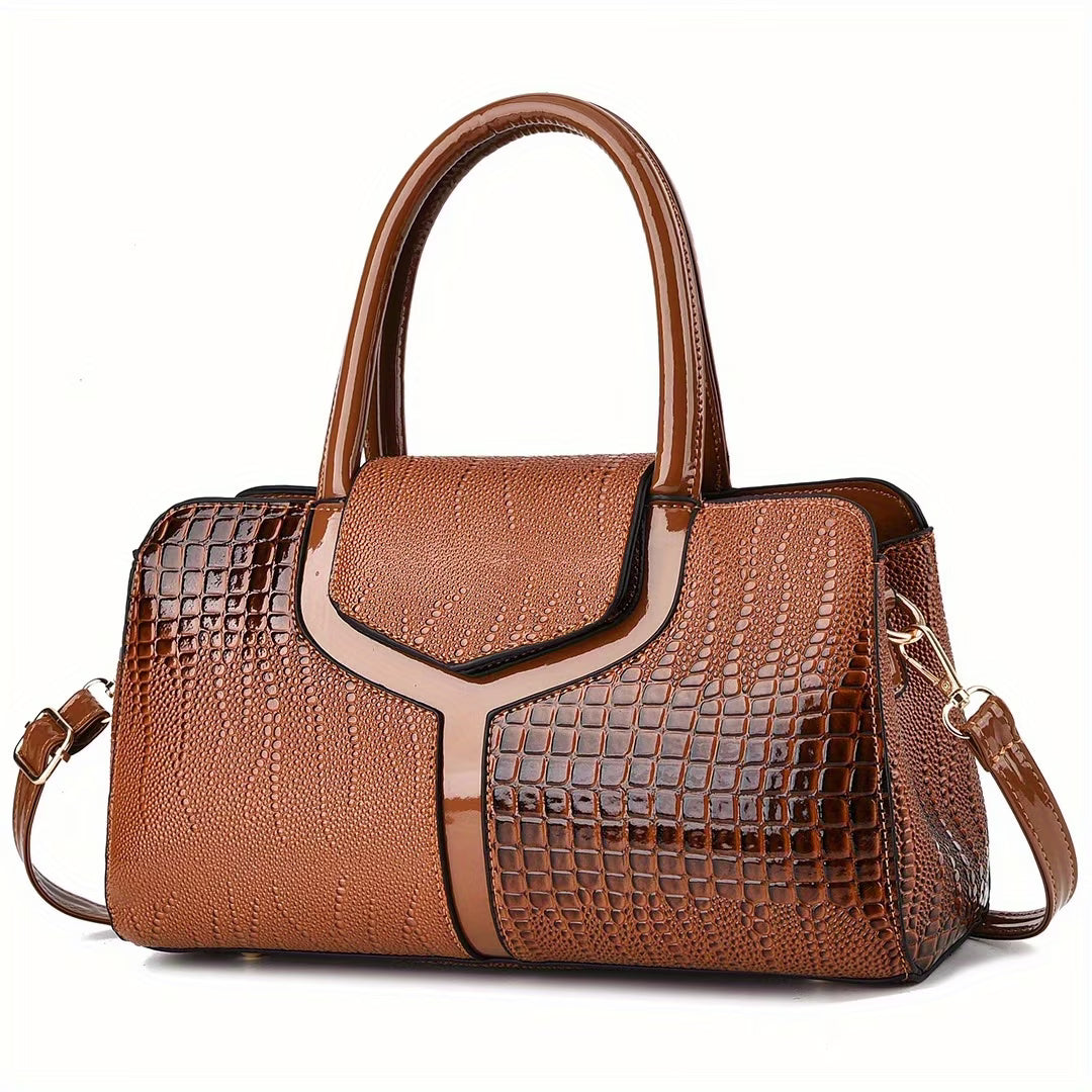 Subina - Bolso Con Textura De Cocodrilo