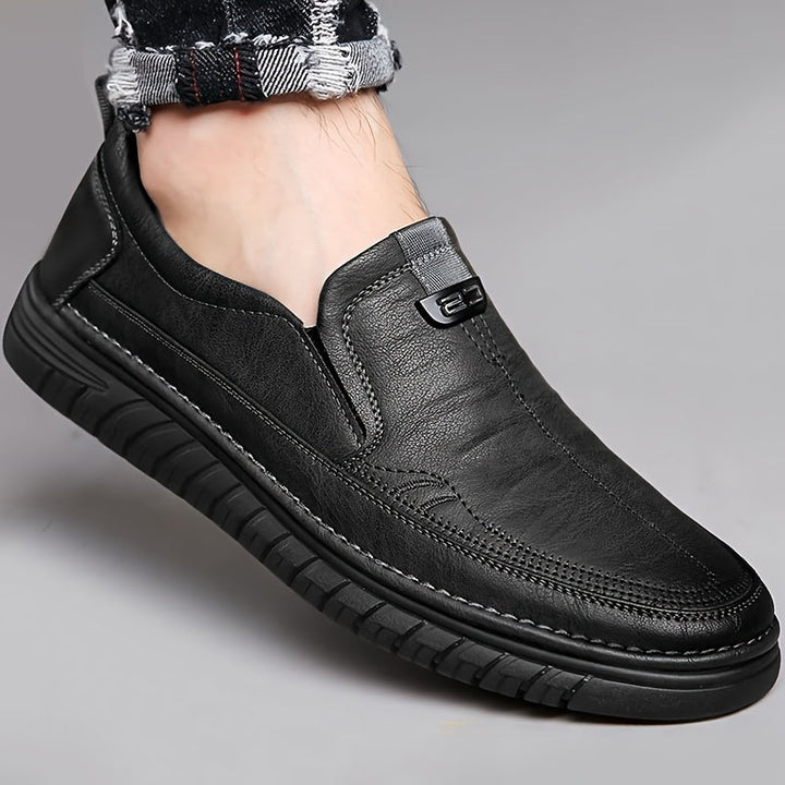 Faran - Zapatos Sin Cordones Con Costuras y Suelas Texturizadas