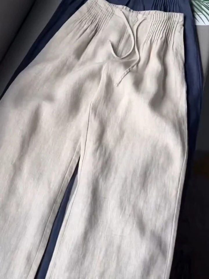 Kuupik - Pantalón Ancho De Lino