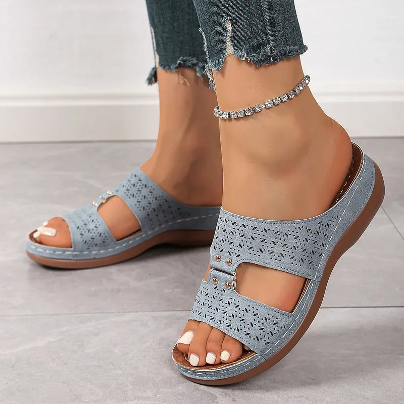 Elysa - Sandalias Cómodas Con Soporte Para el Arco