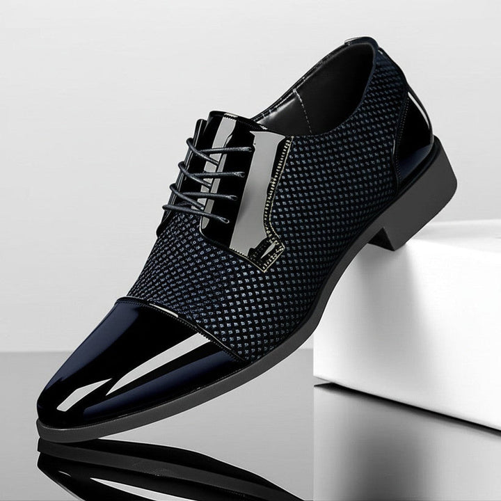 Dernard - Zapatos De Cuero Con Cordones