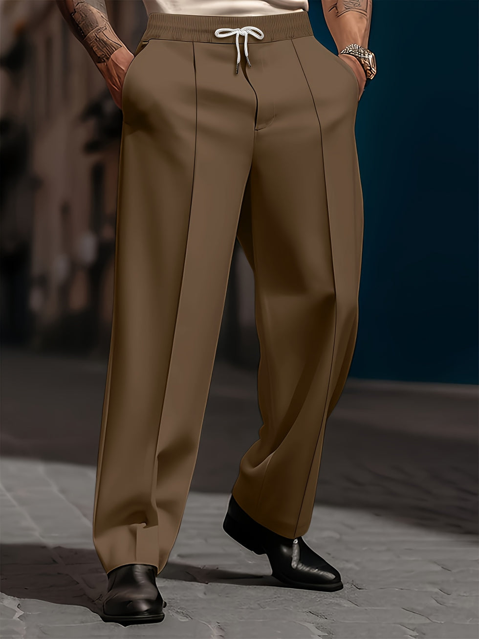 Raimi - Pantalones Informales Con Bolsillo