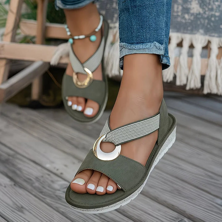 Arantsa - Sandalias Planas Cómodas