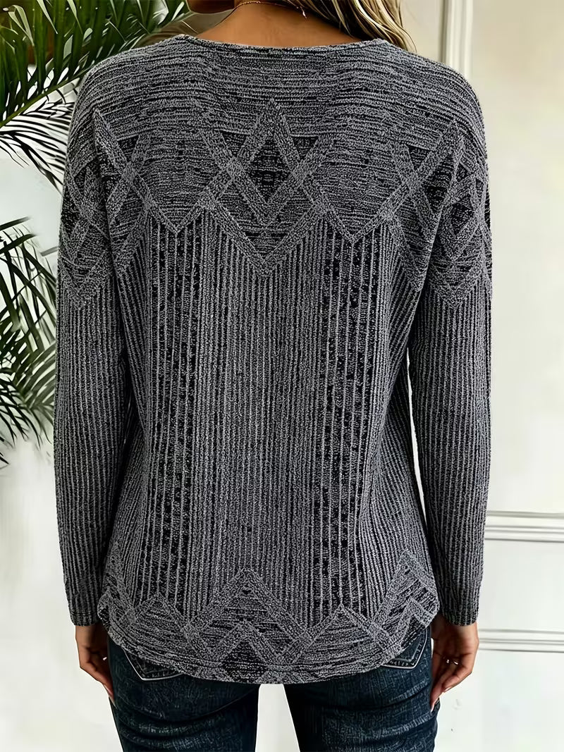 Rimna - Top Con Estampado De Rayas Verticales
