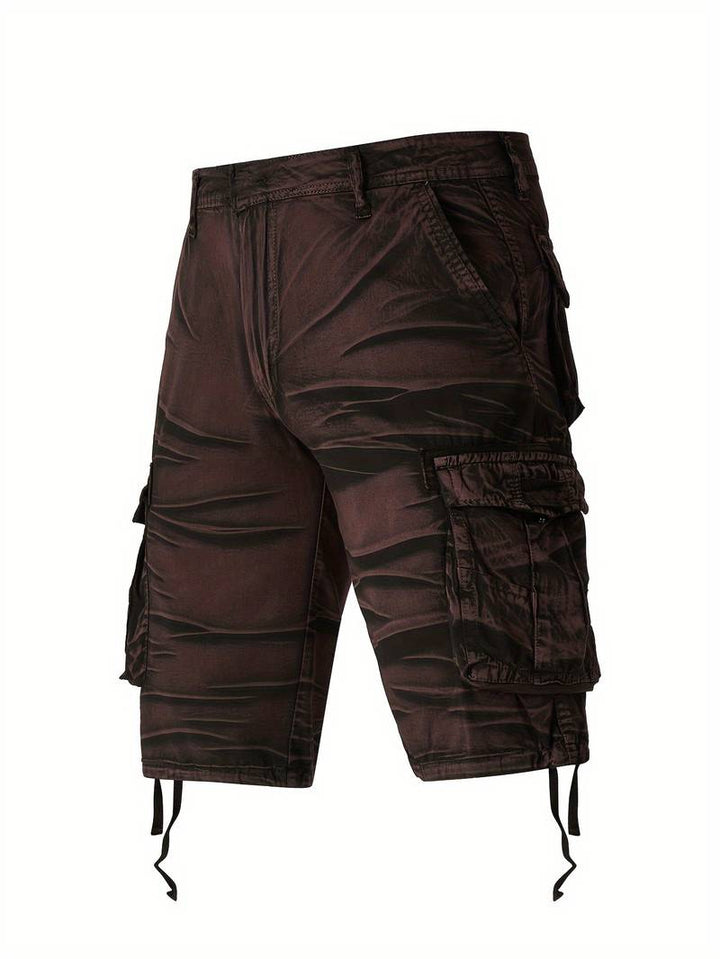 Thomas - Pantalones Cortos Cargo Informales Con Estampado De Camuflaje Y Bolsillo