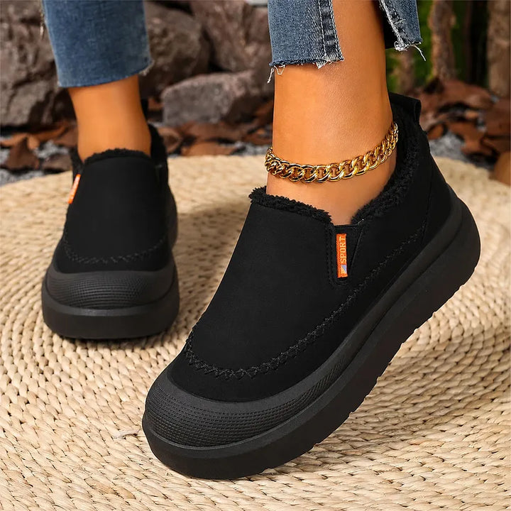 Adelya - Zapatos Elegantes Con Forro De Piel Sintética