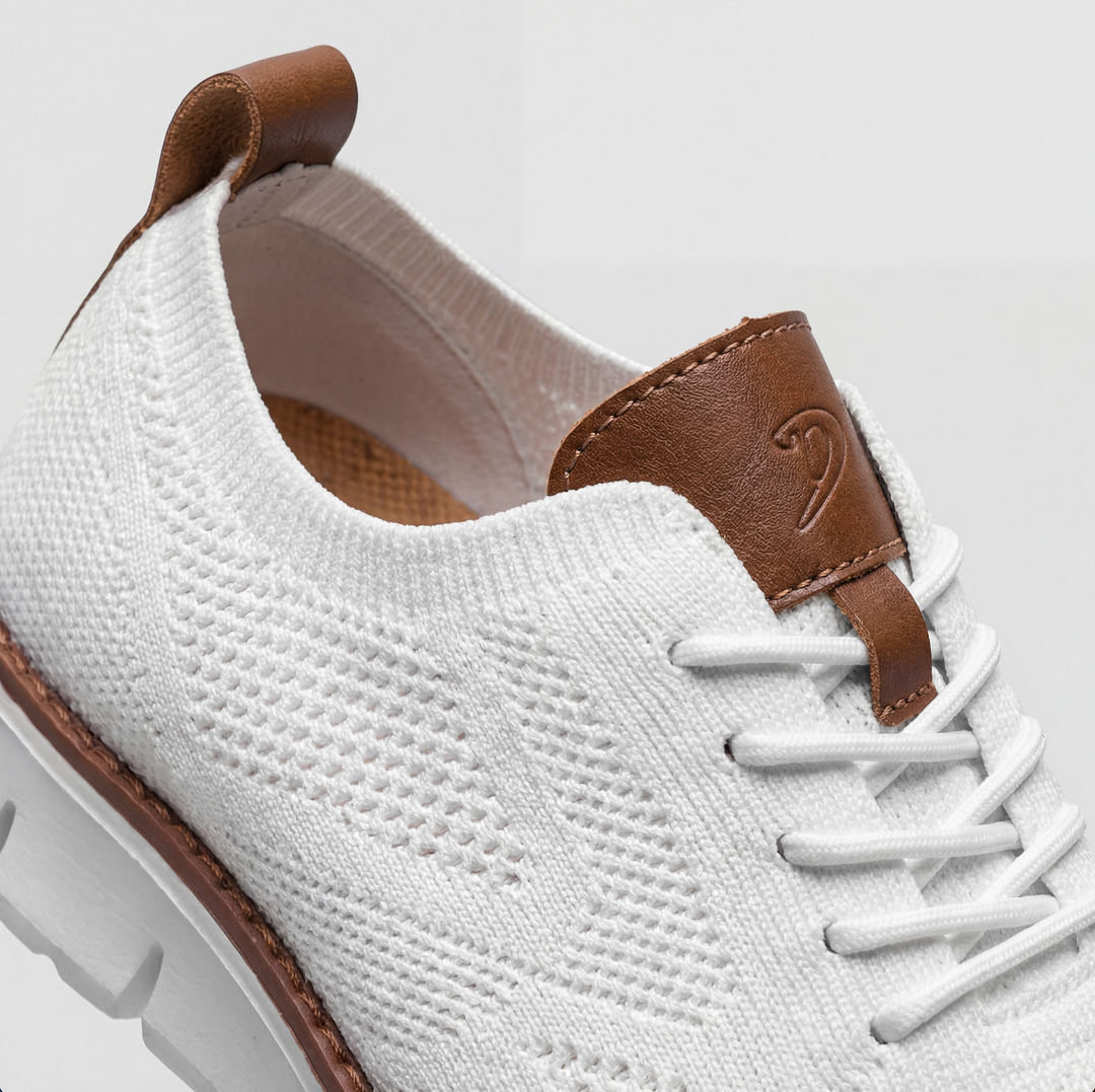 Muhittin - Zapatillas Con Parte Superior de Punto y Cierre con Cordones