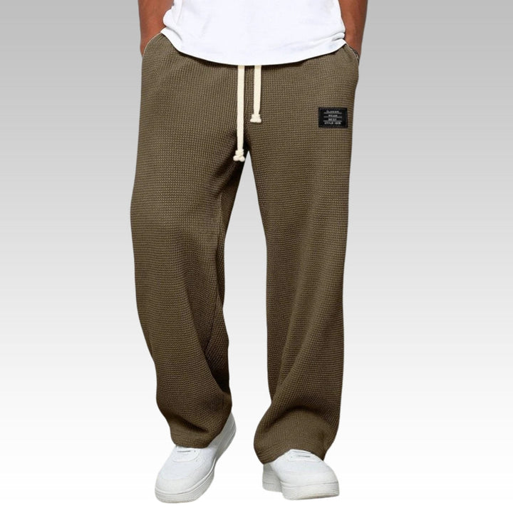 Androw - Pantalón Cómodo De Pierna Ancha