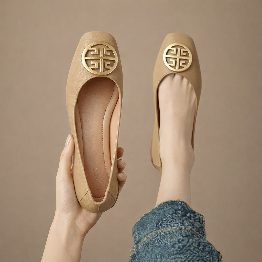 Breana - Zapatos Planos De Piel