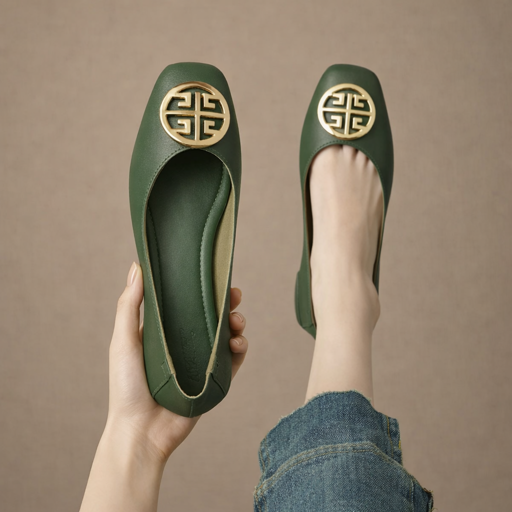 Breana - Zapatos Planos De Piel