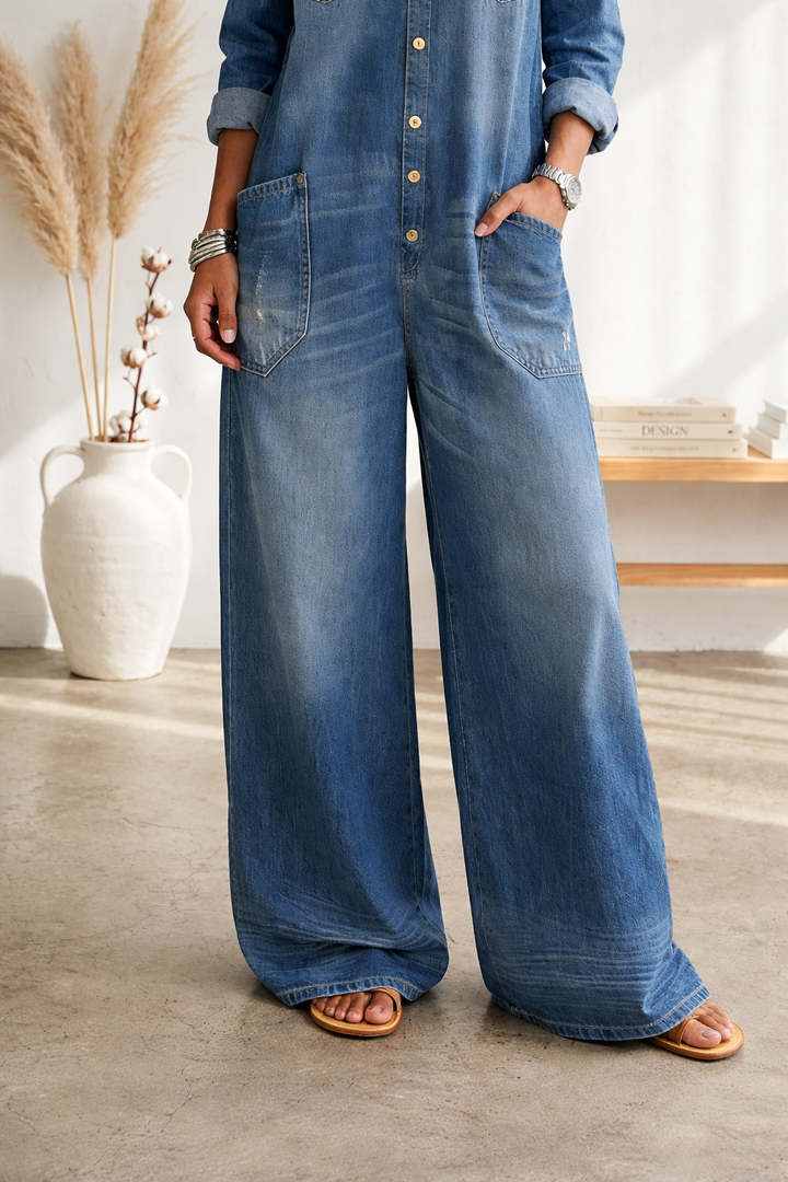 Seleeja - Mono De Denim De Algodón Vintage