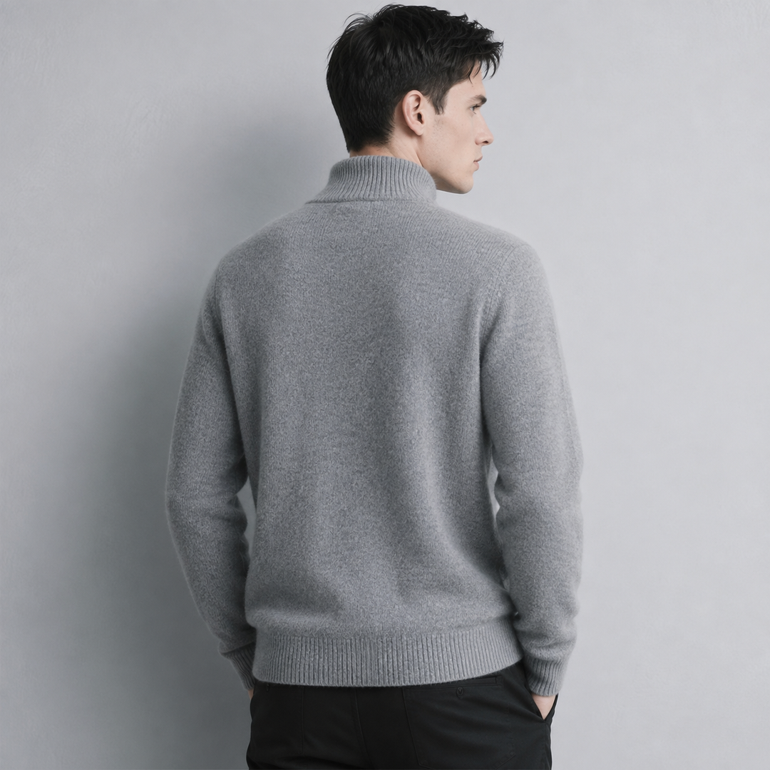 Sumuel - Jersey De Punto Con Cremallera Y Cuello Acanalado