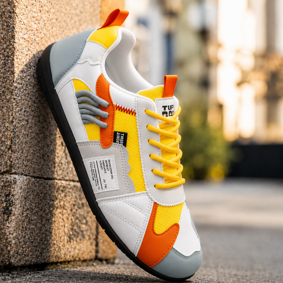 Reinders - Zapatillas Deportivas Con Cordones y Diseño Patchwork