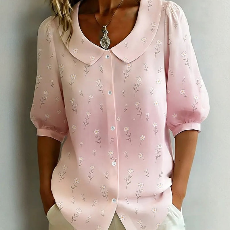 Huynh - Blusa con Estampado Floral