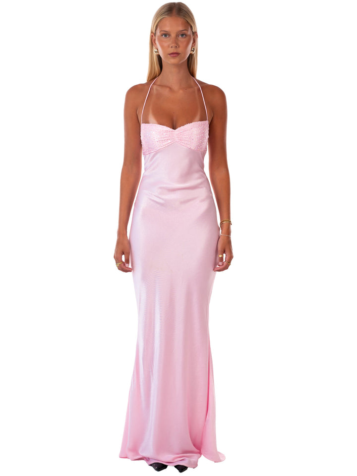 Nilysha - Elegante Vestido Largo Sin Mangas