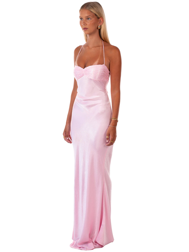 Nilysha - Elegante Vestido Largo Sin Mangas