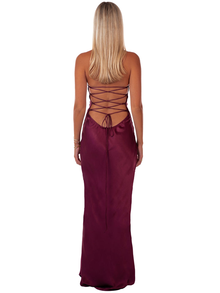 Nilysha - Elegante Vestido Largo Sin Mangas