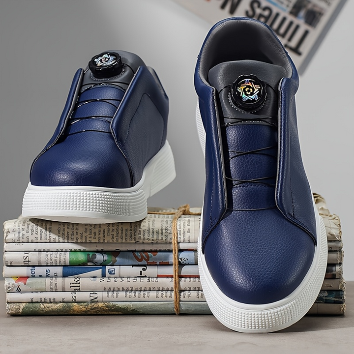 Ektor - Cuero Antideslizante Zapatilla Deportiva