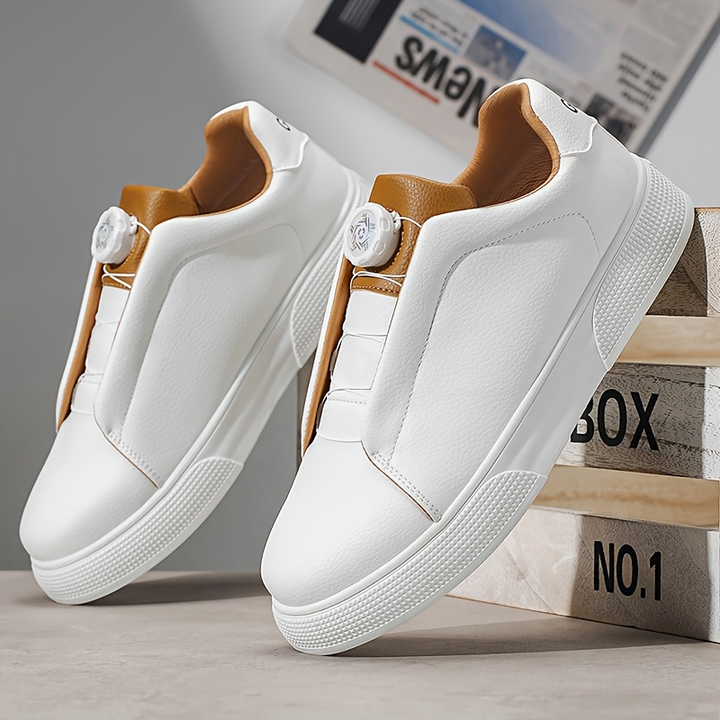 Ektor - Cuero Antideslizante Zapatilla Deportiva