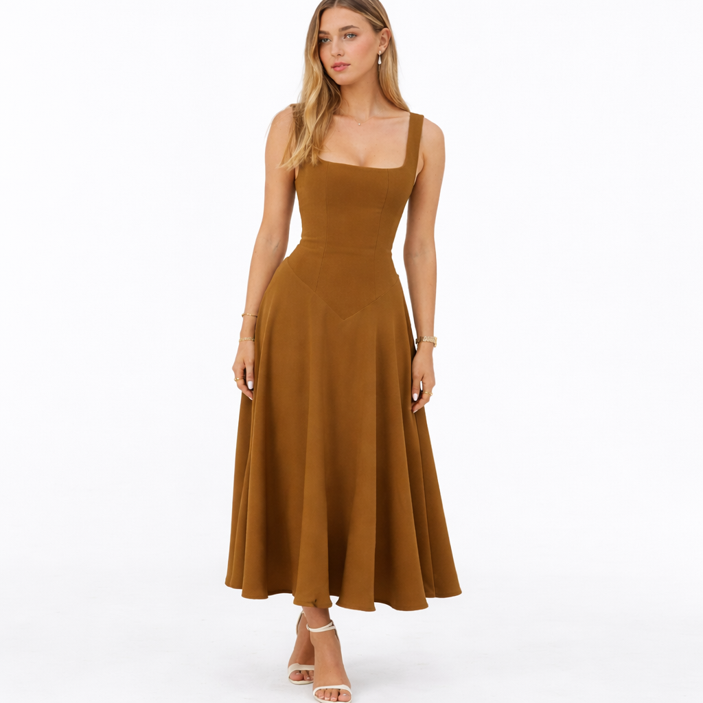 Nangula - Elegante Vestido De Rayón