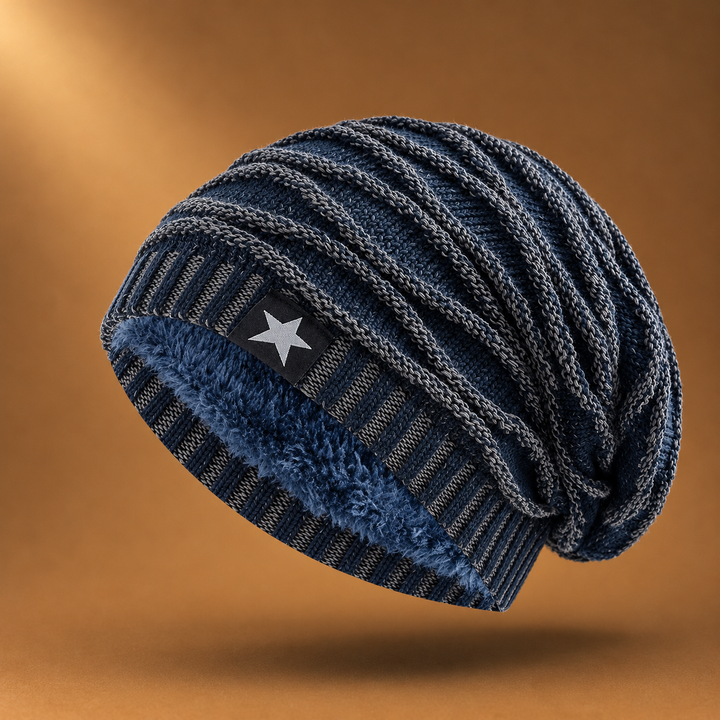 Hollis - Gorro De Punto Con Forro Polar