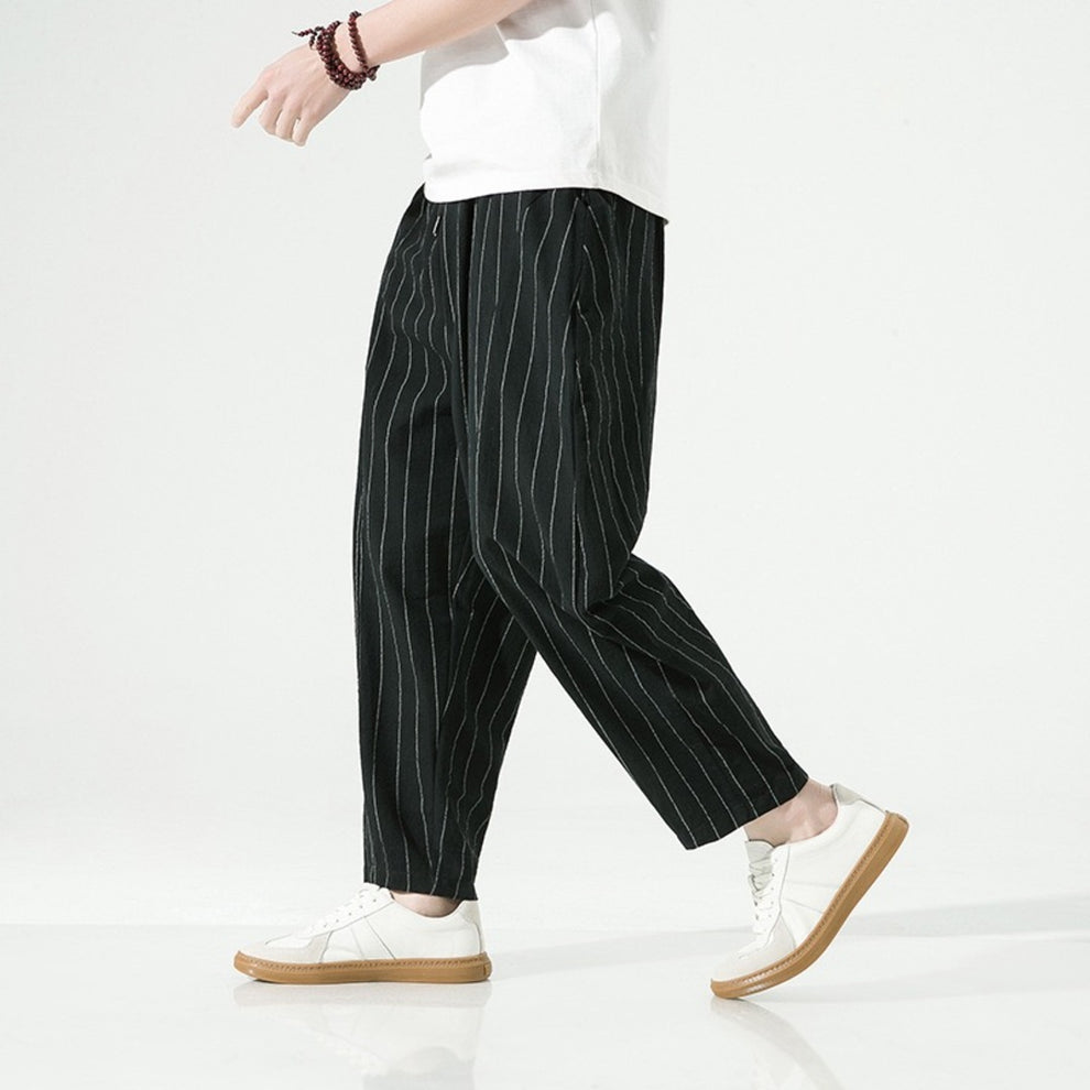 Milner - Pantalones a Rayas De Corte Holgado