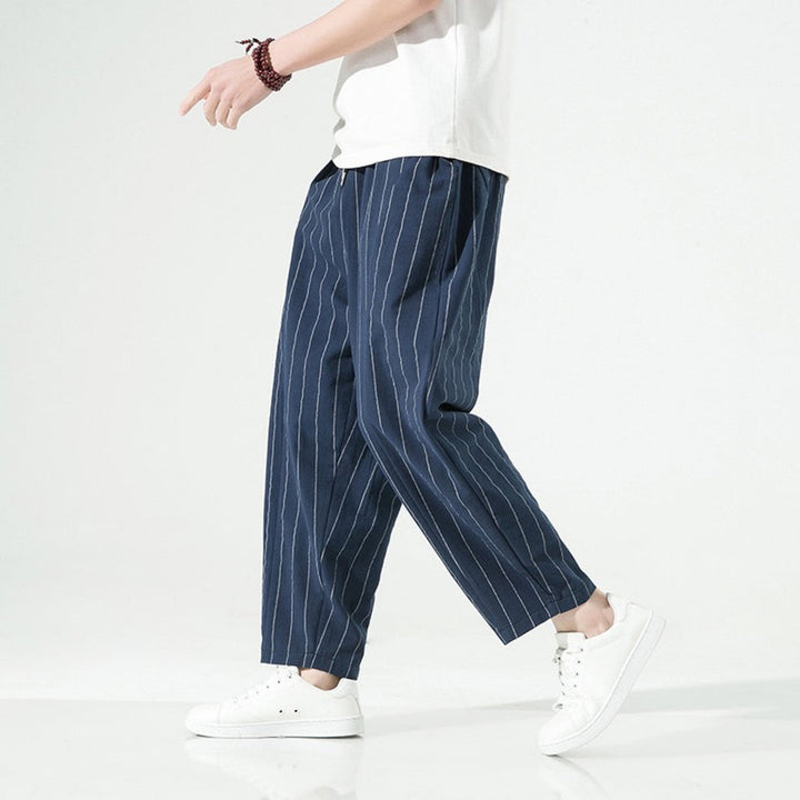 Milner - Pantalones a Rayas De Corte Holgado