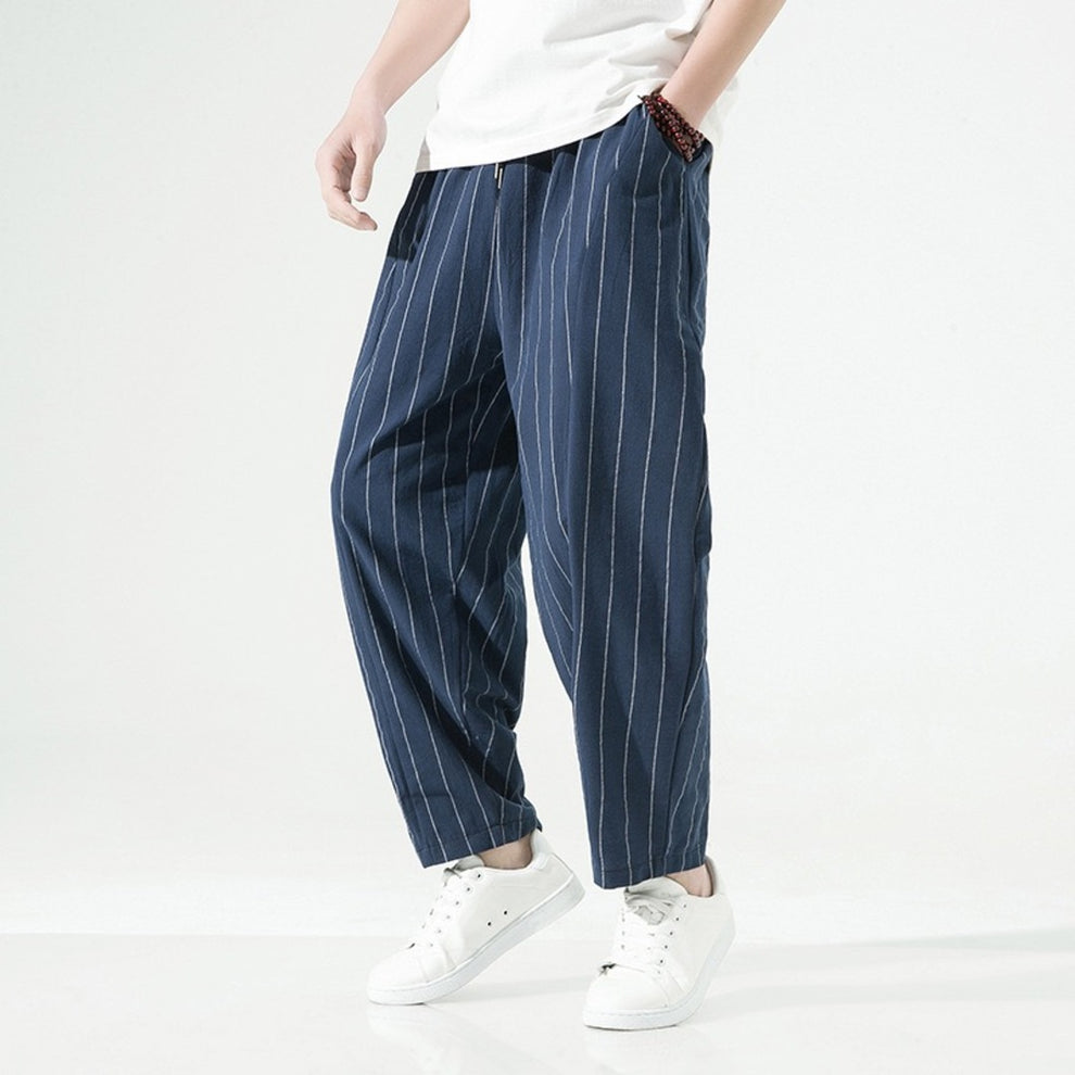 Milner - Pantalones a Rayas De Corte Holgado
